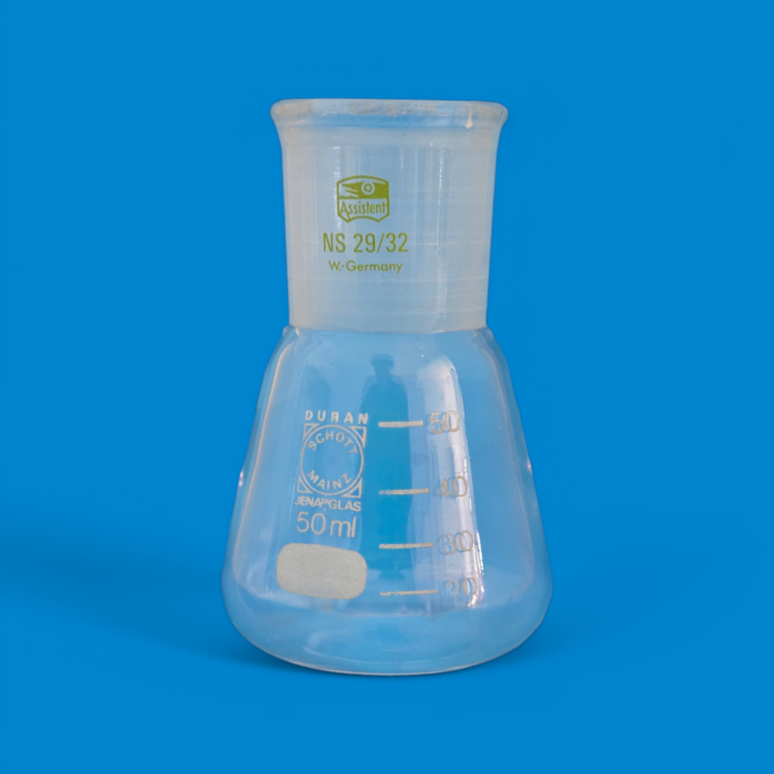 Photoroom-20250317_094818-1.png Erlenmeyer 50 ml (Col rodé) DURAN SCHOTT – Image 1