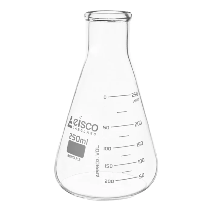 Erlenmeyer 250 ml en verre borosilicaté EISCO – Image 1